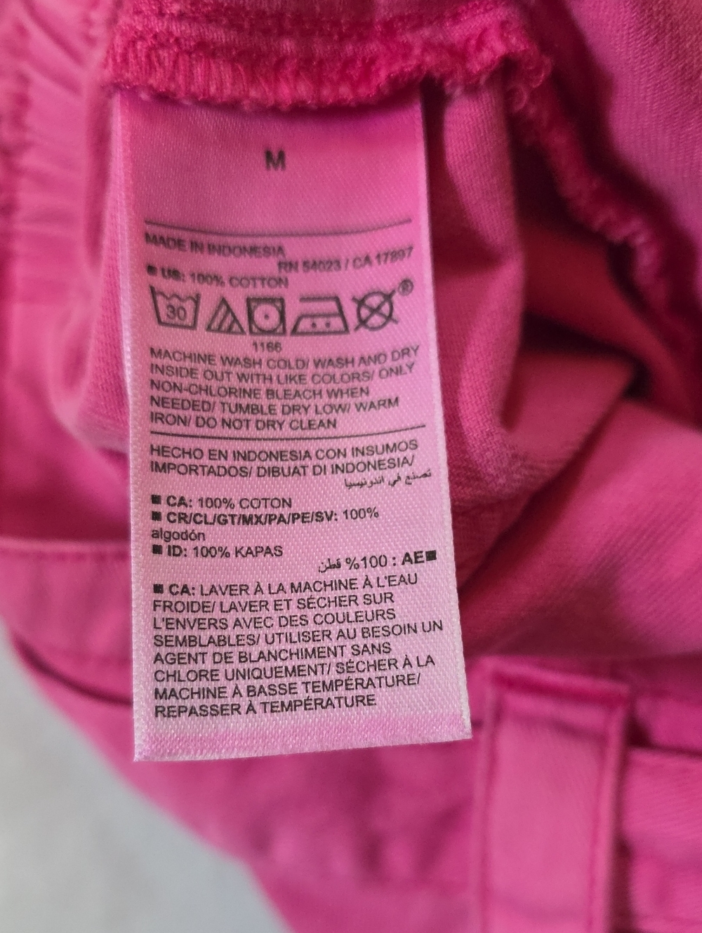 Old Navy Women's Tie-Waist 4" Cargo High Rise Shorts Pink M - Picture 6 of 11
